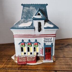 Beard Barber Shop North Pole Series Department 56